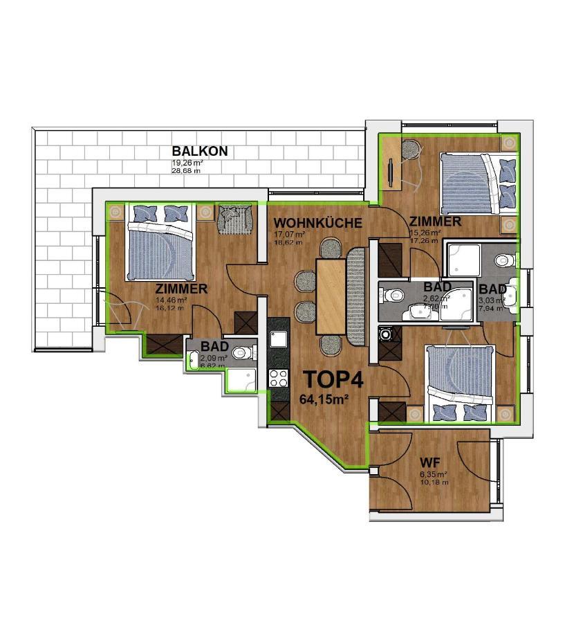 Appartements Bergwelt اوتز المظهر الخارجي الصورة